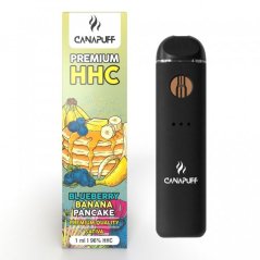 CanaPuff Vape kynä MUSTIKKA BANAANI PANNUKAKKU 96% HHC, 1ml