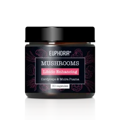 Euphoria Hongos potenciadores de la libido, 30 cápsulas