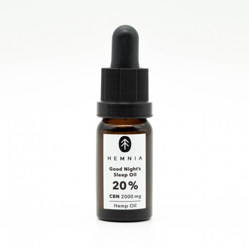 Hemnia Good Night´s Sleep Konopný olej 20%, 2000 mg CBN, 250 mg CBD, 10 ml