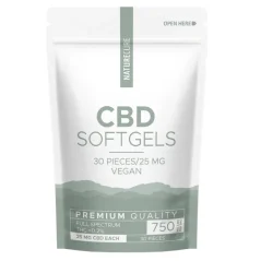 Nature Cure CBD Softgels – 750 mg CBD, 30 Stück x 25 mg