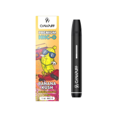 CanaPuff Banana Kush 96% HHCO - Kertakäyttöinen vape pen, 1 ml