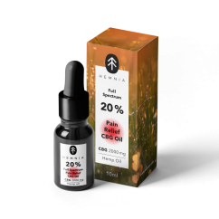 Hemnia Täysi spektri Kipu Helpotus CBG öljy - 20% CBG, 5% CBD, 2000 mg, 10 ml