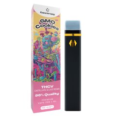 Canntropy THCV Vape Pen de unică folosință Biscuiți GMO terpene de rășină vii, calitate THCV 96%, 1 ml