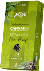 Cannabis Coffee Capsules (250 mg Hemp) - Carton (10 boxes), 1000 g