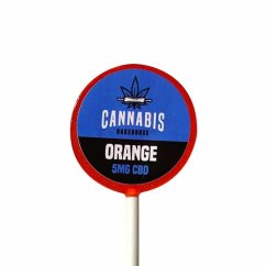 Cannabis Bakehouse CBD Lollypop - Oranssi, 5 mg CBD, 13 g