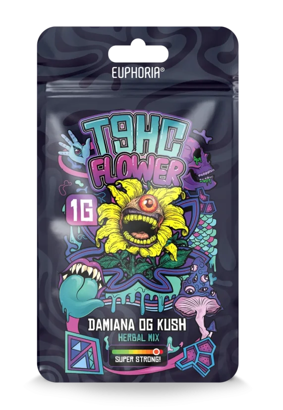 Euphoria T9HC Herbal Mix Damiana OG Kush, 1 g