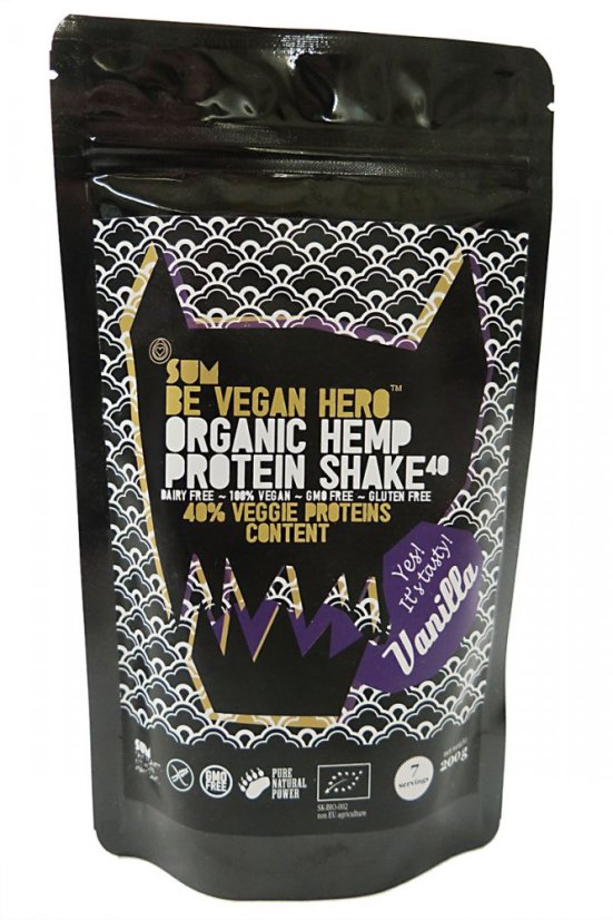 SUM Hamppuproteiinipirtelö Be Vegan Hero Vanilla, 500 g