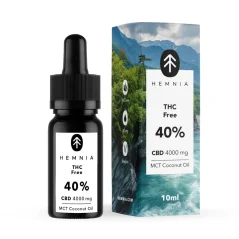 Hemnia CBD õli 40% THC vaba, 4000 mg, 10 ml