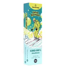 Canntropy CBD Kertakäyttöinen Vape Pen Lime Sorbet, CBD 95 %, 1 ml