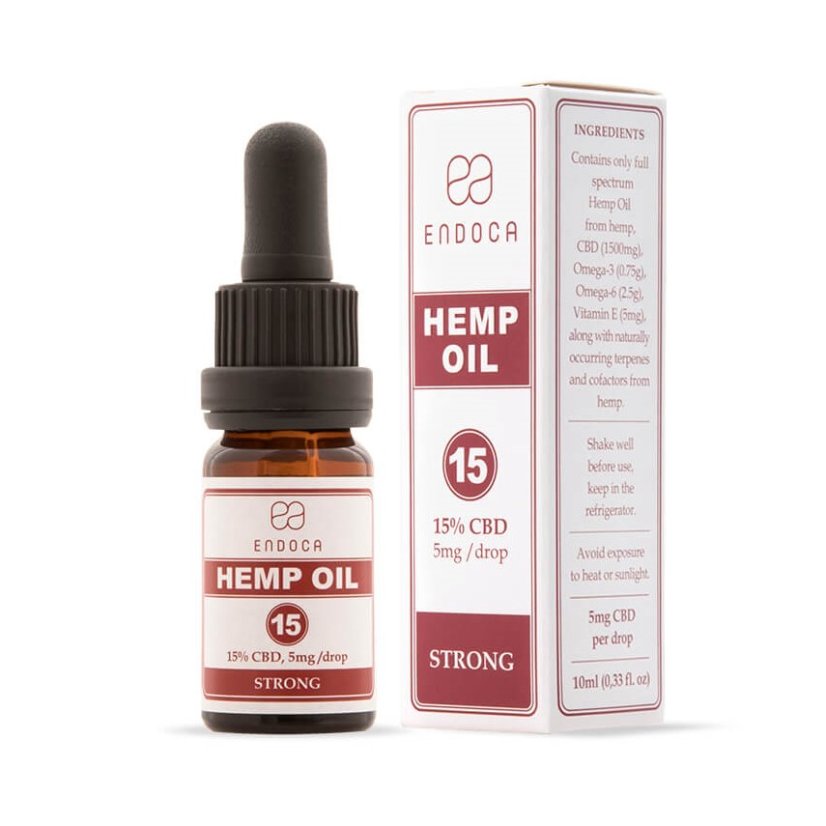 Endoca Hamppuöljy 4500 mg CBD (15%), 30 ml