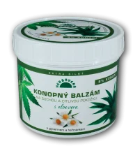 Herbavera Baume de chanvre à l'aloe vera, 500 ml