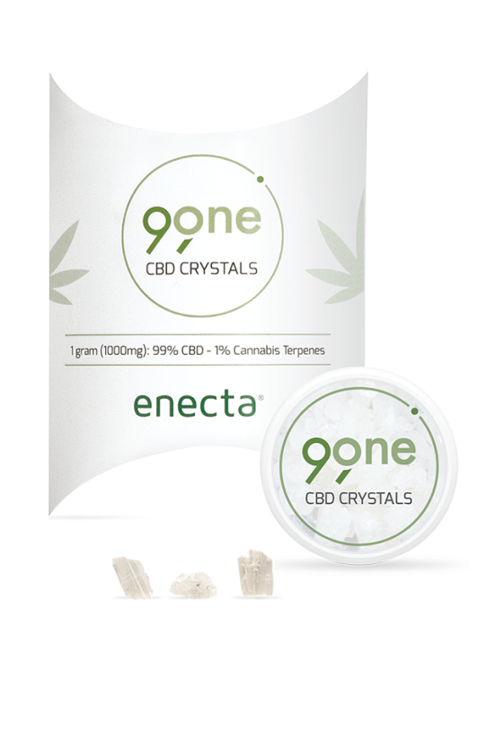 Enecta CBD-kiteitä (99 %), 1000 mg, 1 g