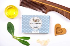 Roztomýdlo Shampoo soap with hemp and jojoba oil, 110 g