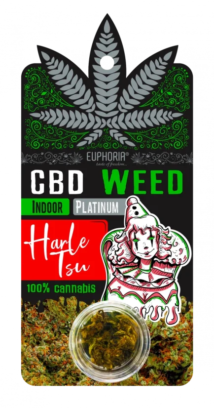 Euphoria CBD Weed Platinum Harle Tsu, 0,7 g