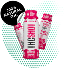 CanaPuff THC SHOT - Raspberry 60 ml (THC 30 mg)