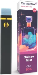 Cannastra CBG Wegwerp Vape Pen Galaxy Mist, CBG 95 %, 1 ml