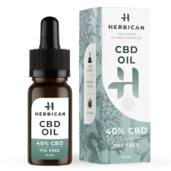 Herbican CBD Oil THC Free, 40%, 10 ml