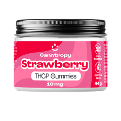 Canntropy THCP Fruit Gummies Strawberry, 10 mg THCP, 10 db x 1 mg, 44 g