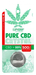 Euphoria Cristal de CBD pur - 99% (500mg), 0,5g