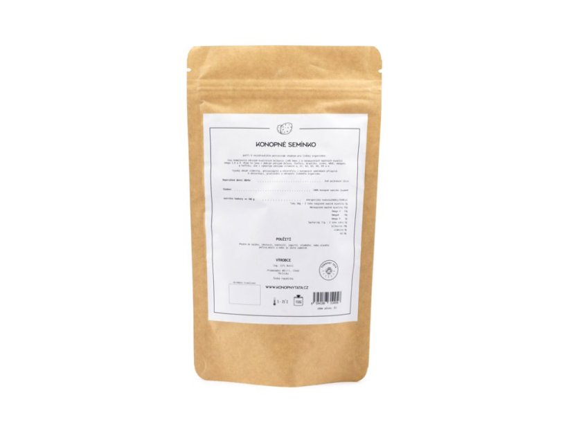 Konopny Tata kuoritut hampunsiemenet, 150 g
