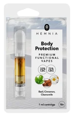 Hemnia Cartridge Body Protection - 20 % CBC , 75 % CBG, bazalka, skořice, heřmánek, 1 ml