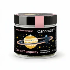 Cannastra Taħlita tal-Qanneb - Kejk tat-Tieġ bil-Fjuri Mitħuna ta' Cosmic Tranquility (20 g)