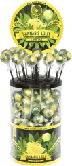 Cannabis Lemon Haze Lollies konopná Lízátka - Display Box ( 100 lízátek ), 1800 g