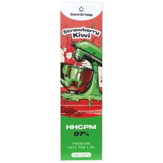 Canntropy HHCPM Vape Pen Strawberry Kiwi, HHCPM 97% kvalitet, 1 ml