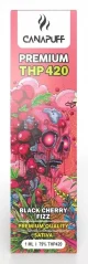 CanaPuff THP420 vienkartinis Vape Pen Black Cherry Fizz, THP420 79 %, 1 ml