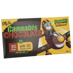 Cannaline Cannabis Airlines Milk Chocolate, 80 g