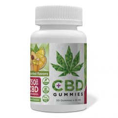Euphoria CBD Gummies Mix 750 mg CBD, 30 kpl x 25 mg, 90 g