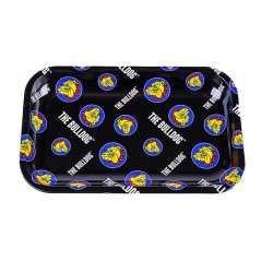 Bulldog Original Metal Rolling Tray Pattern, keskikokoinen, 27,5 cm x 17 cm x 2 cm