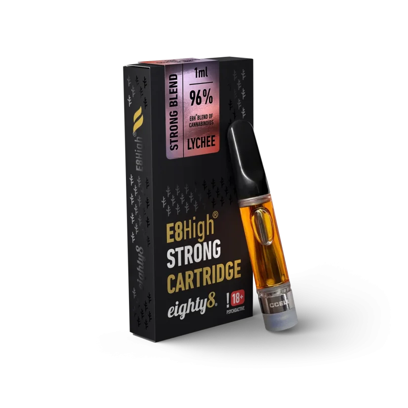 Eighty8 E8High Kasetti Lychee, 96 % E8High, 1 ml