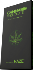 HaZe Cannabis étcsokoládé kendermaggal - Karton (15 szelet), 1200 g