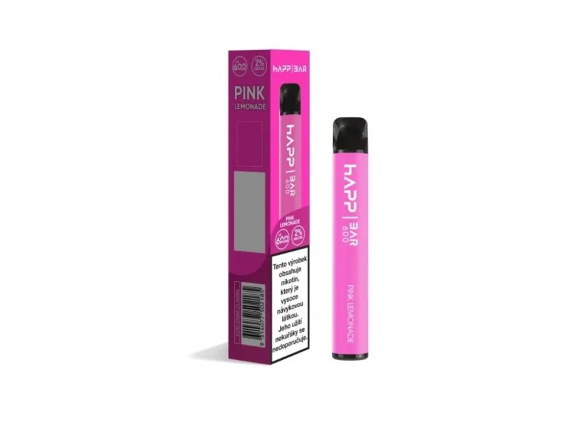 Happ Bar 600 Vape Pen Pink Limonade, 2 ml