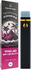 Canntropy THCJD Vape Pen de unică folosință Biscuiți Tropicana, calitate THCJD 90 %, 1 ml