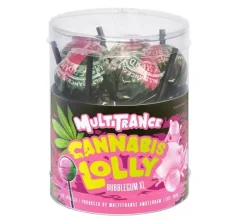 Cannabis Bubble Gum Lollies – Gift Box (10 Lollies)