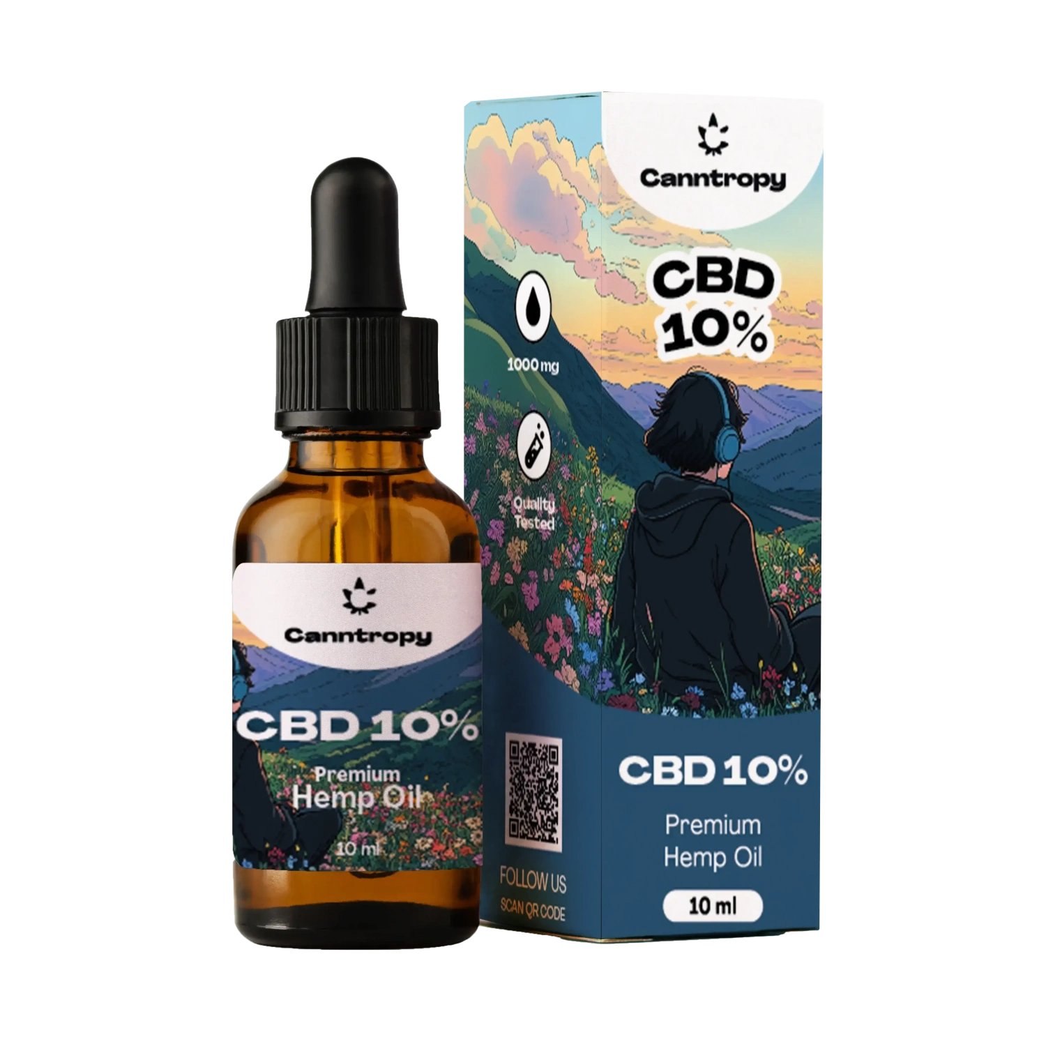 Canntropy CBD ulje konoplje, 10%, 1000mg, 10ml