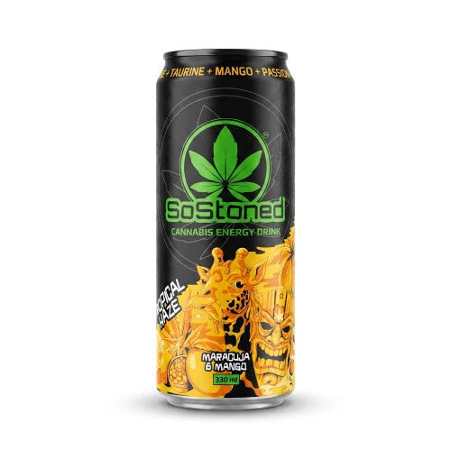 Euphoria SoStoned energetsko piće s aromom kanabisa Tropska izmaglica, 330ml
