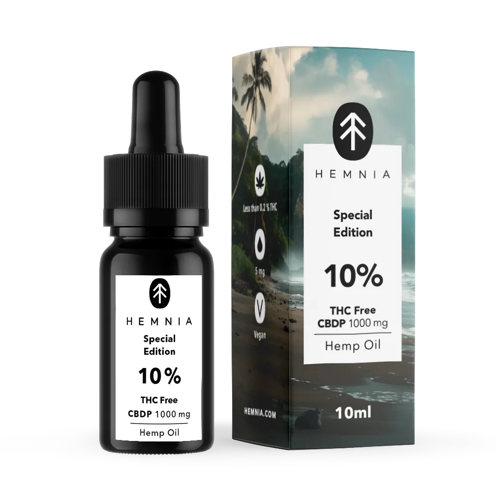 Hemnia CBDP ulje 10%, 1000 mg, 10 ml