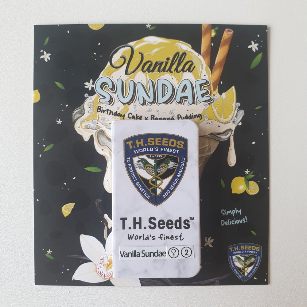 T.H.Seeds™ Cannabis Seeds Vanilla Sundae, razno pakiranje, feminizirano 2 pcs