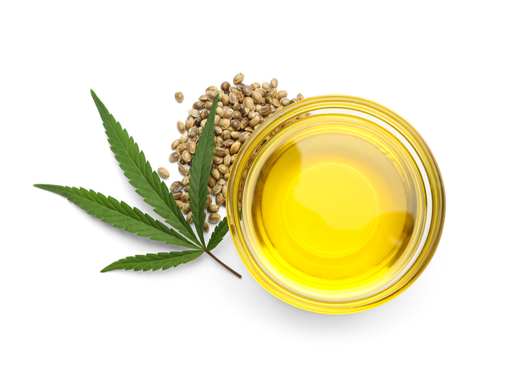 Hemp leaf, hemp seeds and CBD oil, which is another option for taking CBD flowers