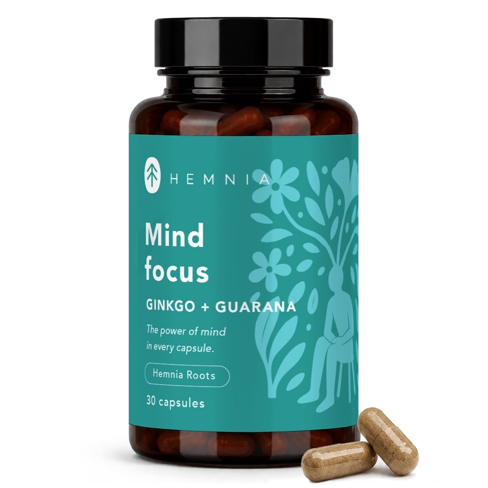 Hemnia Ginkgo + Guarana Capsules 30 x 500mg