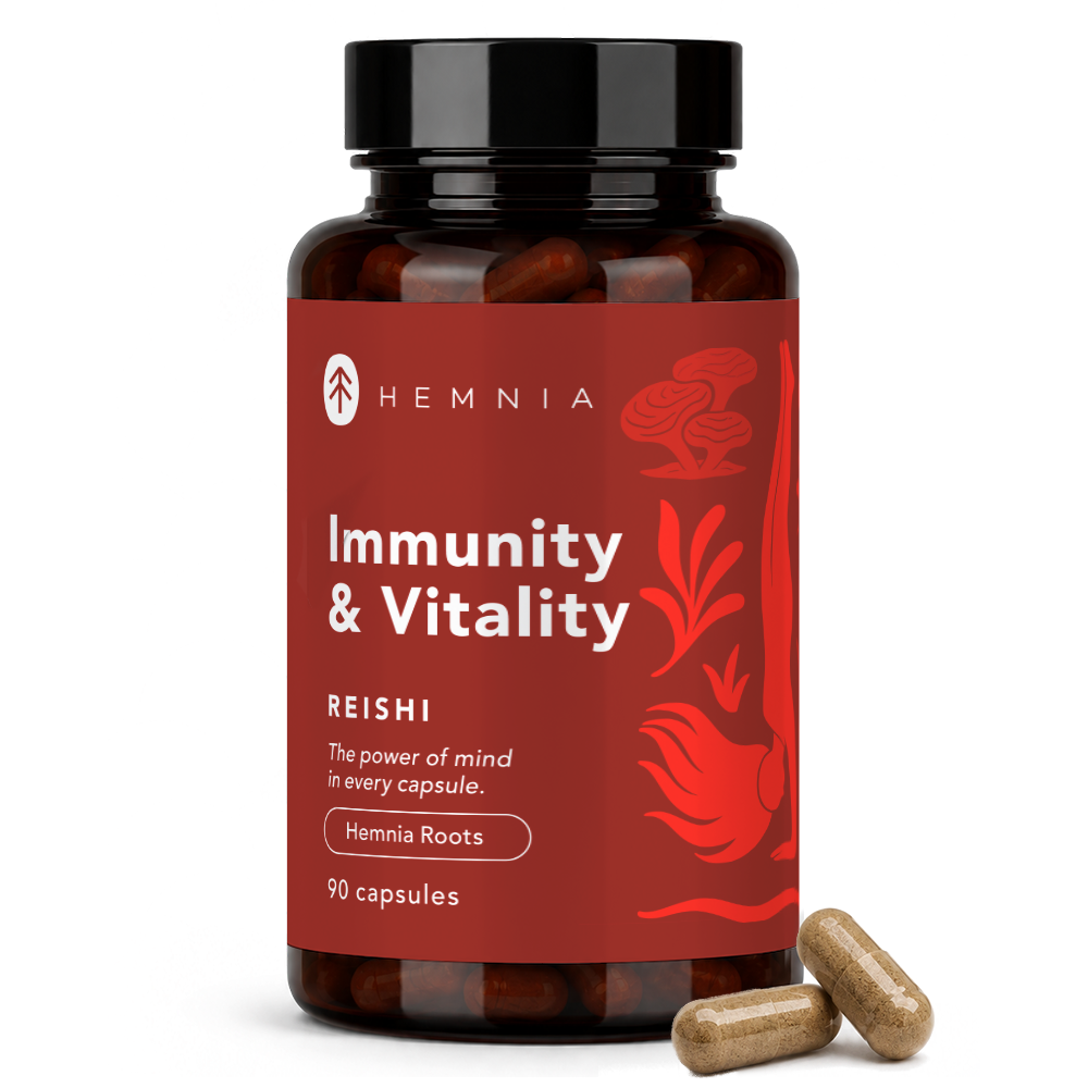 Hemnia Reishi Capsules 90 x 500mg