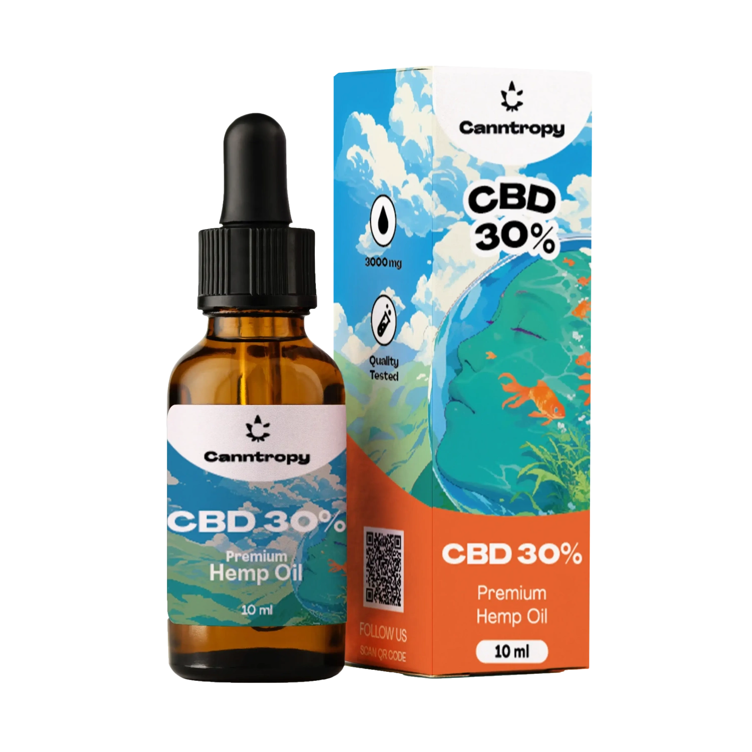 Canntropy CBD ulje konoplje, 30%, 3000mg, 10ml