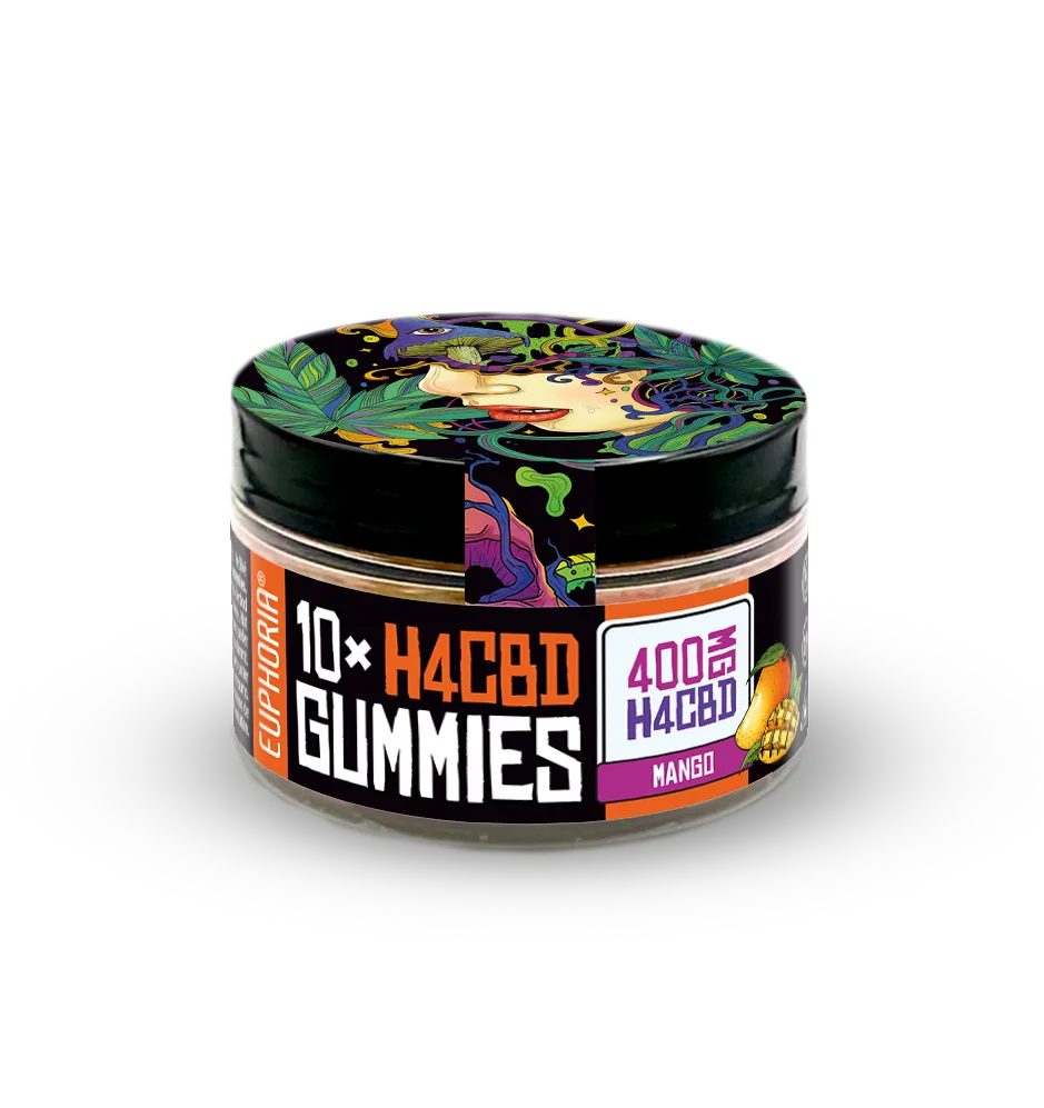 Euphoria H4CBD Gummies Mango, 10 kom x 40 mg, 400 mg
